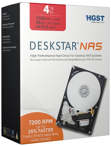 HGST Deskstar NAS 3.5-Inch 4TB NAS Hard Drive