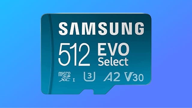 Samsung EVO Select microSD memory card