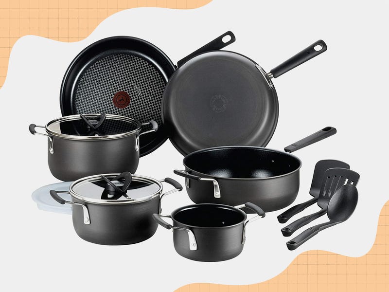 T-fal All-in-One Hard-Anodized Cookware Set