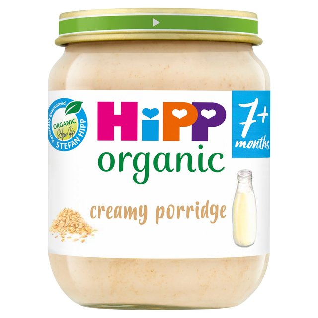 HiPP Organic Creamy Porridge Baby Food Jar